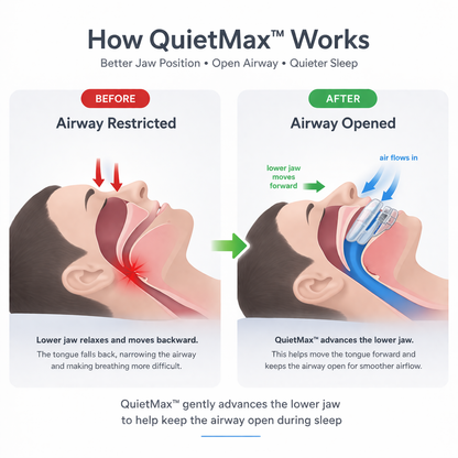 QuietMax™ – Adjustable Anti-Snoring Mouthpiece